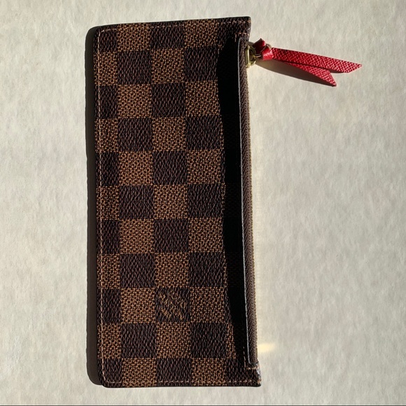 Louis Vuitton Damier Ebene Josephine Wallet Red - Picture 14 of 16